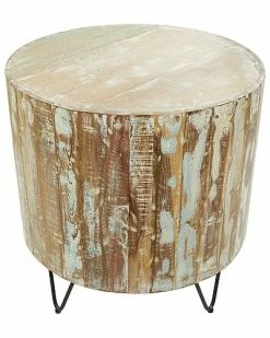Peyton Lane Handmade Distressed Accent Table Home