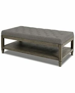 Jennifer Taylor Home Sylvan Farmhouse Oak Tufted Cocktail Storage Ottoman -Shop Style Sales 3050657274 RLLD 2
