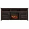 Hewson Modern Rustic Tall Fireplace TV Stand For TVs Up To 80in Home -Shop Style Sales 3050662803 RLLD 1
