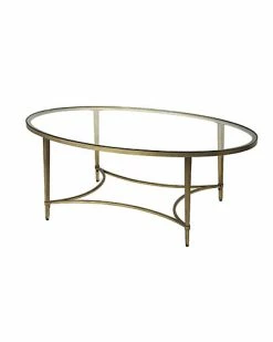 Butler Specialty Company Monica Gold Oval Coffee Table Home
