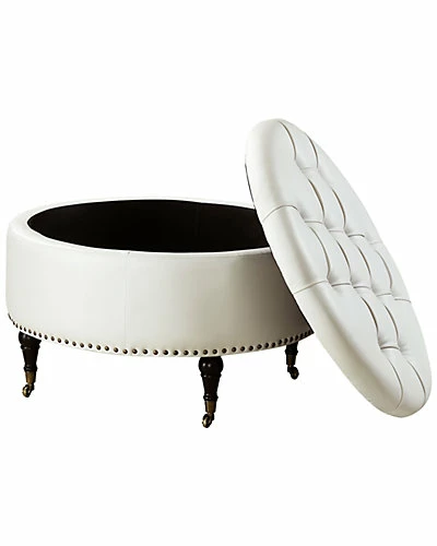 Inspired Home Amalia Storage Ottoman 4 Inspired Home Amalia Storage Ottoman - Image 2