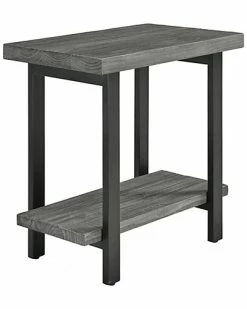 Alaterre Pomona Metal And Wood End Table Home -Shop Style Sales 3050687119 RLLD 2