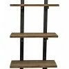 Alaterre Pomona 36inH Metal And Solid Wood Wall Shelf Home 2 Alaterre Pomona 36inH Metal And Solid Wood Wall Shelf Home -Shop Style Sales 3050687152 RLLD 1