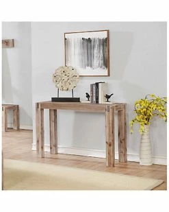 Alaterre Woodstock Acacia Wood With Metal Inset Media Console Table Home 7 Alaterre Woodstock Acacia Wood With Metal Inset Media Console Table Home -Shop Style Sales 3050687218 RLLD 3