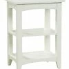Alaterre Shaker Cottage 2 Shelf End Table Home