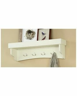 Alaterre Shaker Cottage Coat Hooks With Tray Shelf Home 5 Alaterre Shaker Cottage Coat Hooks With Tray Shelf Home -Shop Style Sales 3050687285 RLLD 2