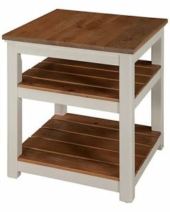 Alaterre Savannah 2 Shelf End Table Home