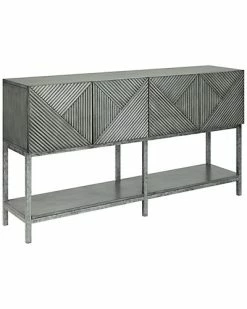 Coast To Coast 4-Drawer Magnet Burnished Grey Media Console Home