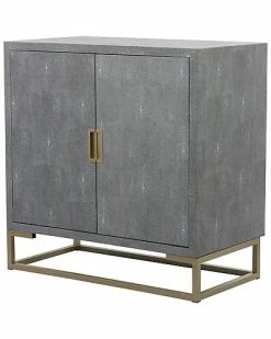 Peyton Lane Contemporary Grey Wood Cabinet Home