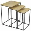 Peyton Lane Set Of 3 Geometric Accent Tables Home