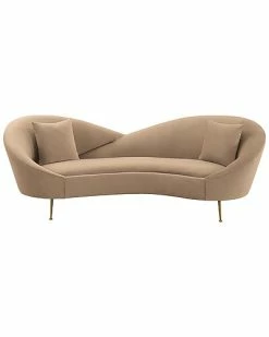 Armen Living Abella Natural Upholstered Sofa Home -Shop Style Sales 3050697929 RLLD 3
