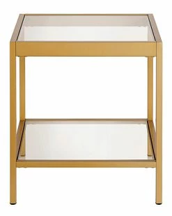 Abraham + Ivy Lexis Side Table Brass Finish Home