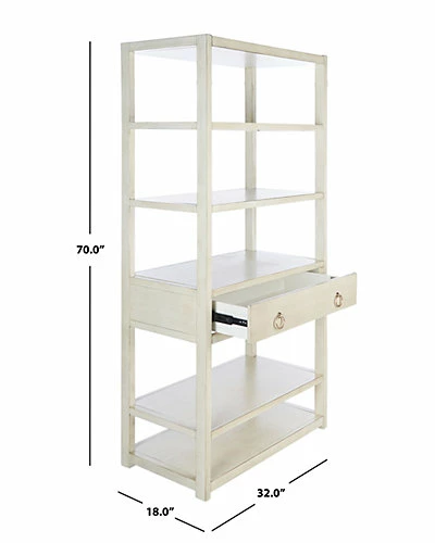 Safavieh Johni 1 Drawer 5 Shelf Etagere Home 4 Safavieh Johni 1 Drawer 5 Shelf Etagere Home - Image 2