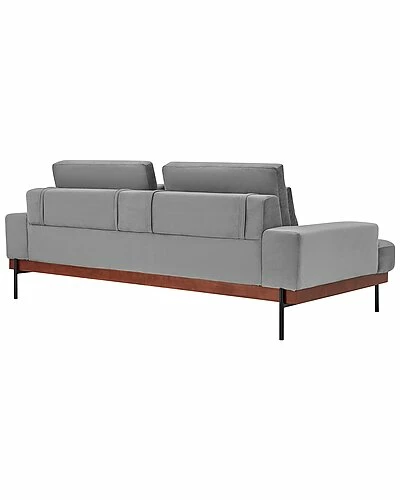 Armen Living Monet 86In Mid-Century Modern Velvet Sofa Home 6 Armen Living Monet 86In Mid-Century Modern Velvet Sofa Home - Image 4