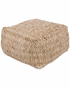 Surya Oak Cove Pouf Home