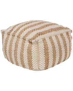Surya Oak Cove Pouf Home