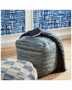 Napa Home & Garden Barclay Butera Denim Pouf -Shop Style Sales 3050744651 RLLD 2