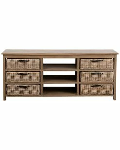 East At Main At Main Emma Mahogany Basket Console Home -Shop Style Sales 3050748669 RLLD 2