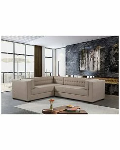Chic Home Lorenzo Sand Linen Textured Left Sectional -Shop Style Sales 3050749086 RLLD 2