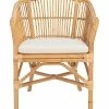 Safavieh Couture Olivia Rattan Accent Chair W/ Cushion Home