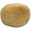 Harkaari Smocking Cotton Velvet Pouf Home 2 Harkaari Smocking Cotton Velvet Pouf Home -Shop Style Sales 3050751970 RLLD 1