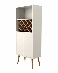 Manhattan Comfort Utopia 10 Bottle Wine Rack China Storage Closet Home