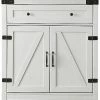 Hewson Farmhouse Barn White Door Accent Cabinet Home -Shop Style Sales 3050764464 RLLD 1