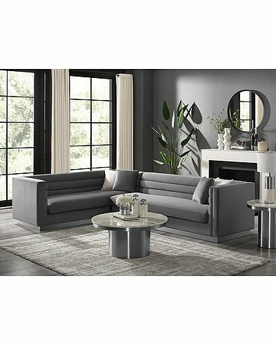 Inspired Home Aja Left Facing Corner Sectional Sofa 8 Inspired Home Aja Left Facing Corner Sectional Sofa - Image 6