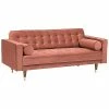 Armen Living Somerset Blush Velvet Mid Century Modern Loveseat Home 1 Armen Living Somerset Blush Velvet Mid Century Modern Loveseat Home -Shop Style Sales 3050769359 RLLD 1