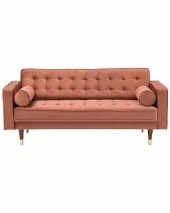 Armen Living Somerset Blush Velvet Mid Century Modern Loveseat Home -Shop Style Sales 3050769359 RLLD 3