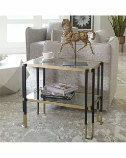 Alternative view of Uttermost Kentmore Glass Side Table Home