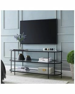 Abraham + Ivy Leif Blackened Bronze Oval Tv Stand Home -Shop Style Sales 3050773753 RLLD 2