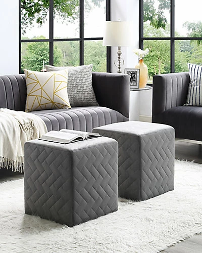 Inspired Home Nicolas Ottoman 4 Inspired Home Nicolas Ottoman - Image 2