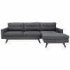 Safavieh Couture Gneiss Modern Linen Sectional Sofa Home