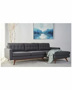 Safavieh Couture Gneiss Modern Linen Sectional Sofa Home 11 Safavieh Couture Gneiss Modern Linen Sectional Sofa Home -Shop Style Sales 3050780574 RLLD 5