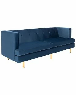 Safavieh Couture Konrad Velvet Sofa Home -Shop Style Sales 3050780629 RLLD 2
