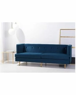 Safavieh Couture Konrad Velvet Sofa Home -Shop Style Sales 3050780629 RLLD 5