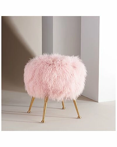 Safavieh Couture Anna Sheepskin Ottoman Home 6 Safavieh Couture Anna Sheepskin Ottoman Home - Image 4