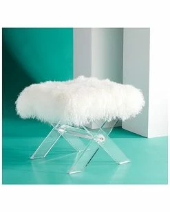 Safavieh Couture Line Sheepskin Ottoman Home 12 Safavieh Couture Line Sheepskin Ottoman Home -Shop Style Sales 3050780653 RLLD 5