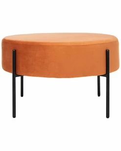 Safavieh Lisbon Round Cocktail Ottoman Home