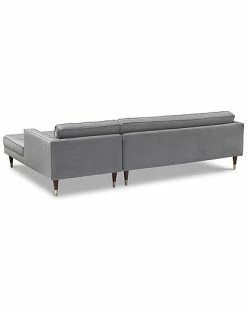 Armen Living Somerset Velvet Mid Century Modern Right Sectional Sofa Home 9 Armen Living Somerset Velvet Mid Century Modern Right Sectional Sofa Home -Shop Style Sales 3050791382 RLLD 4