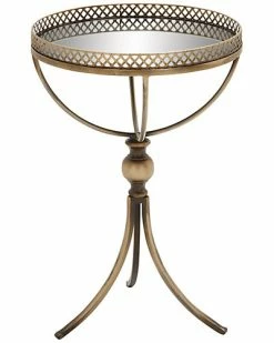Peyton Lane Metal Mirror Accent Table Home