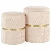Lumisource Set Of 2 Cinch Nesting Ottomans Home