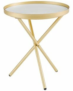Hewson 18In 3-Leg Contemporary Side Table Home