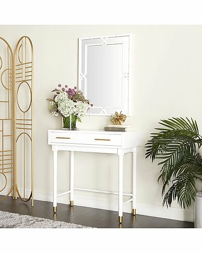 Peyton Lane 2pc Single-Drawer Console Table With Mirror Set Home 6 Peyton Lane 2pc Single-Drawer Console Table With Mirror Set Home - Image 4