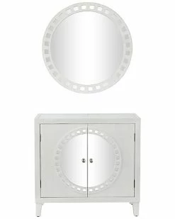 Peyton Lane Set Of 2 Contemporary White Wood Console Table With Mirror Home 8 Peyton Lane Set Of 2 Contemporary White Wood Console Table With Mirror Home -Shop Style Sales 3050814167 RLLD 2