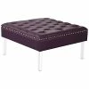 Chic Home Pierre Purple Ottoman 2 Chic Home Pierre Purple Ottoman -Shop Style Sales 3050814800 RLLD 1