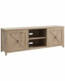 Abraham + Ivy Granger 68In White Oak Tv Stand Home