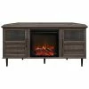 Hewson Modern Angled-Side Fireplace Corner Tv Stand For Tvs Up To 60In Home -Shop Style Sales 3050820598 RLLD 1