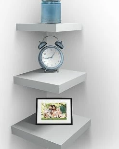 Sorbus Wood Tile Shelf Home